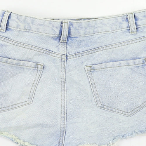 Denim Co. Womens Blue   Hot Pants Shorts Size 8
