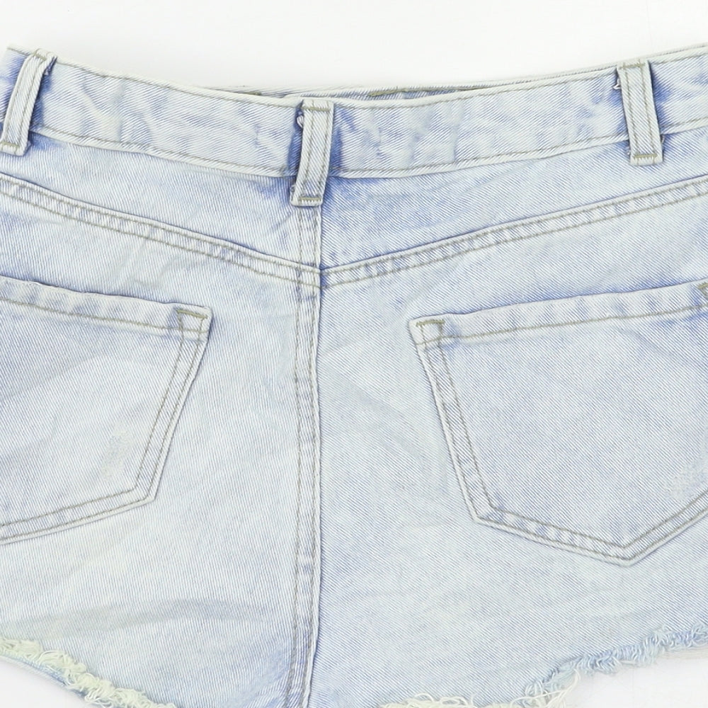 Denim Co. Womens Blue   Hot Pants Shorts Size 8