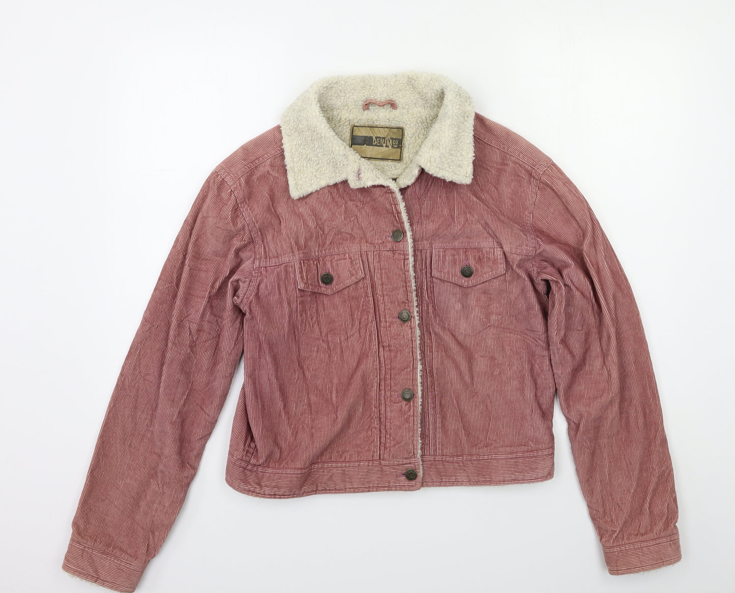 Denim Co. Womens Pink   Jacket  Size 14