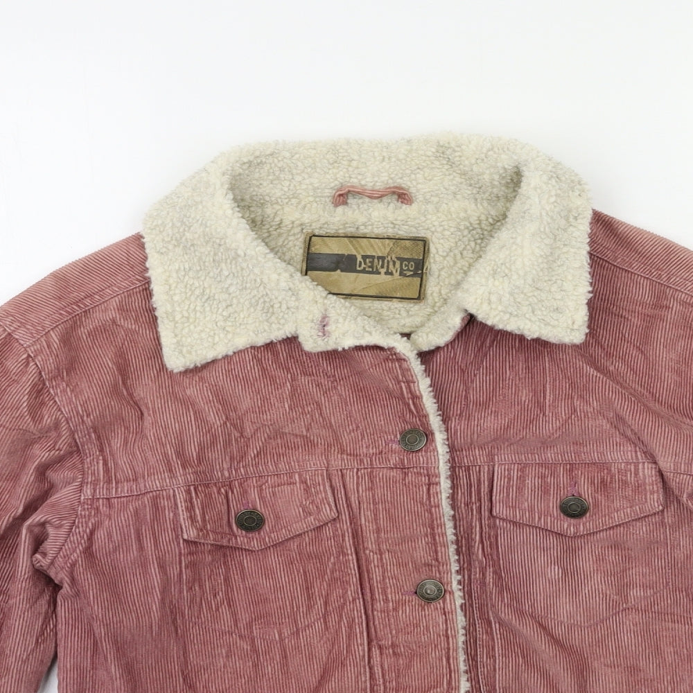 Denim Co. Womens Pink   Jacket  Size 14