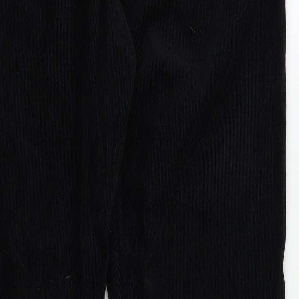 Blue Harbour Mens Black  Corduroy Trousers  Size 40 L31 in
