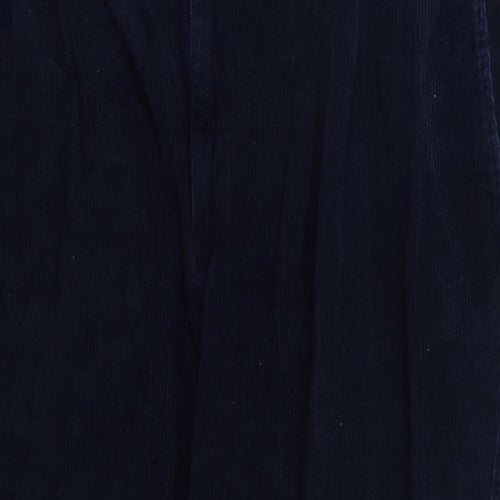 Cotton Tra Mens Black  Corduroy Trousers  Size 46 L23 in
