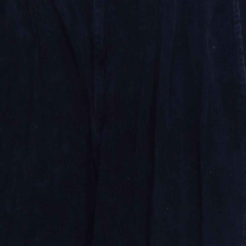 Cotton Tra Mens Black  Corduroy Trousers  Size 46 L23 in