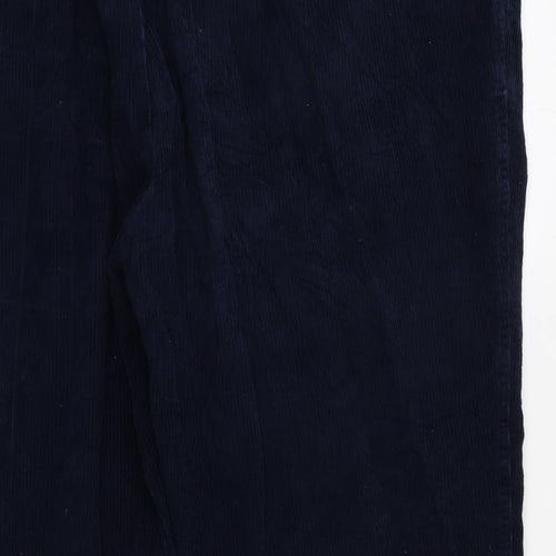 Cotton Tra Mens Black  Corduroy Trousers  Size 46 L23 in