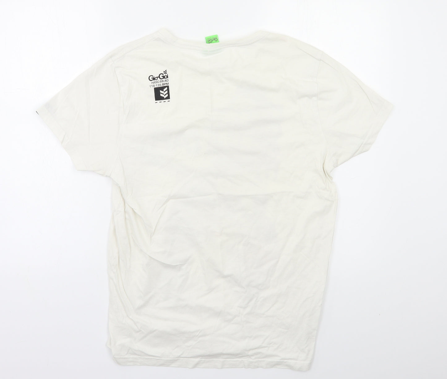Gio-Goi Mens White    T-Shirt Size M