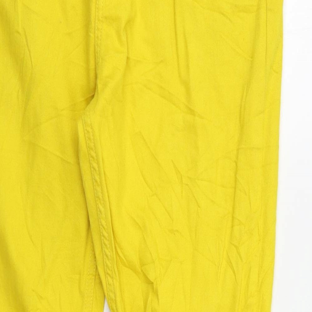 Tommy Hilfiger Womens Yellow   Straight Jeans Size 12 L30 in