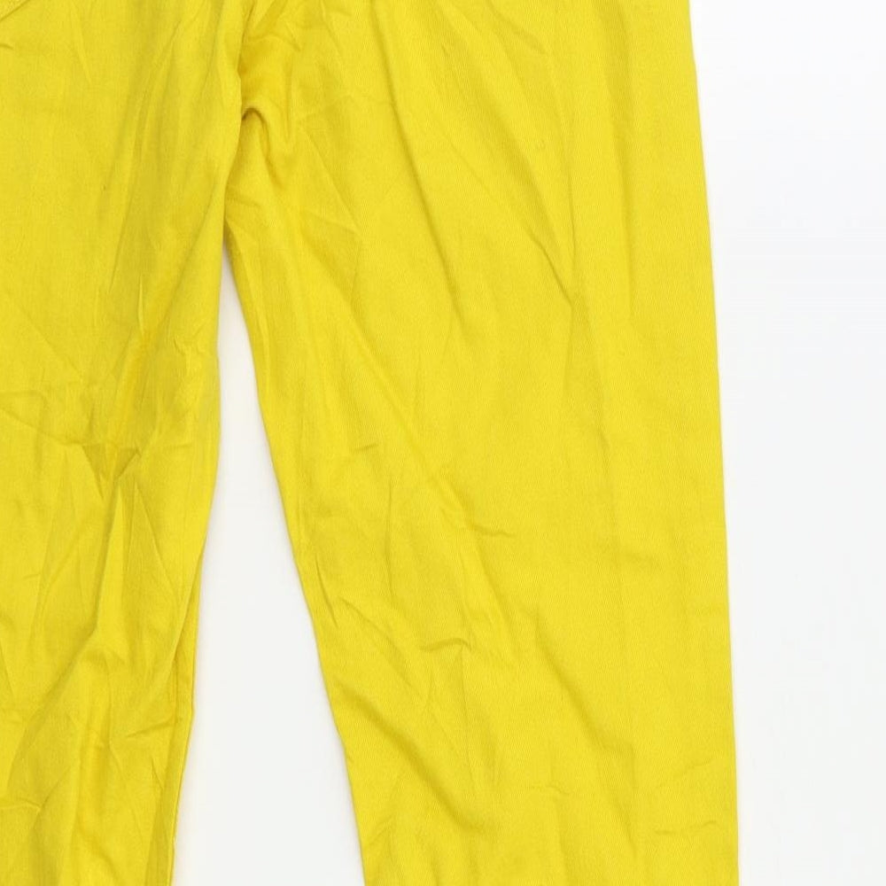 Tommy Hilfiger Womens Yellow   Straight Jeans Size 12 L30 in