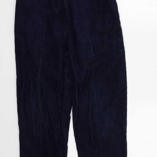 Casual Club Womens Blue  Corduroy Trousers  Size 12 L26 in