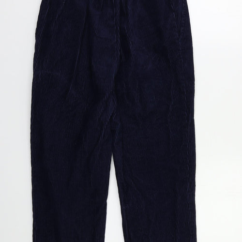 Casual Club Womens Blue  Corduroy Trousers  Size 12 L26 in