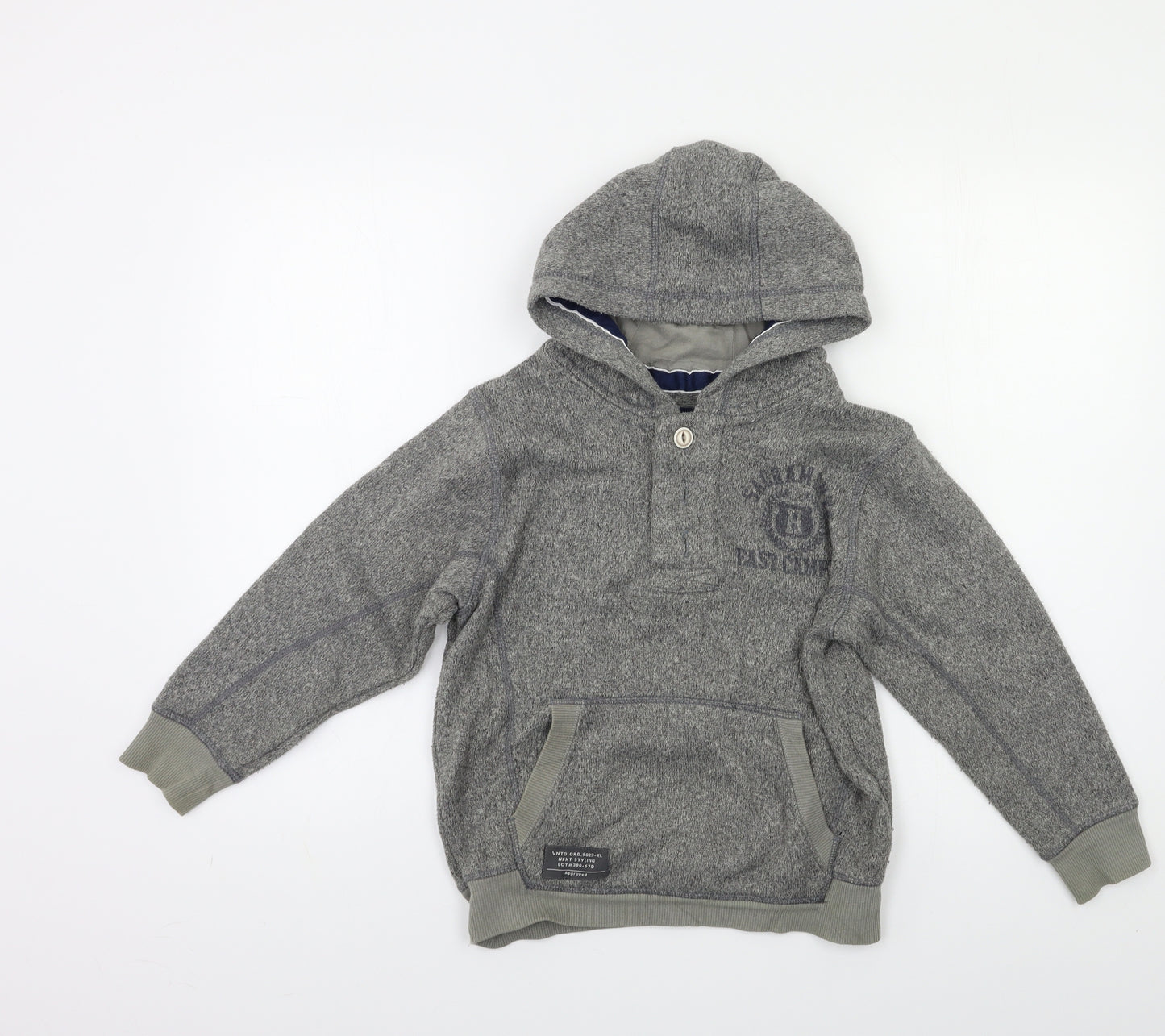 NEXT Boys Grey   Pullover Hoodie Size 7 Years