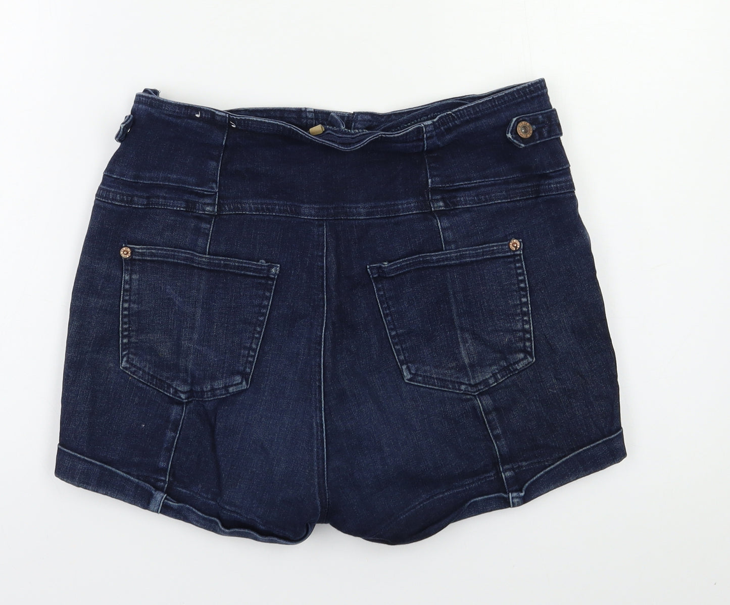 Topshop Womens Blue   Hot Pants Shorts Size 12