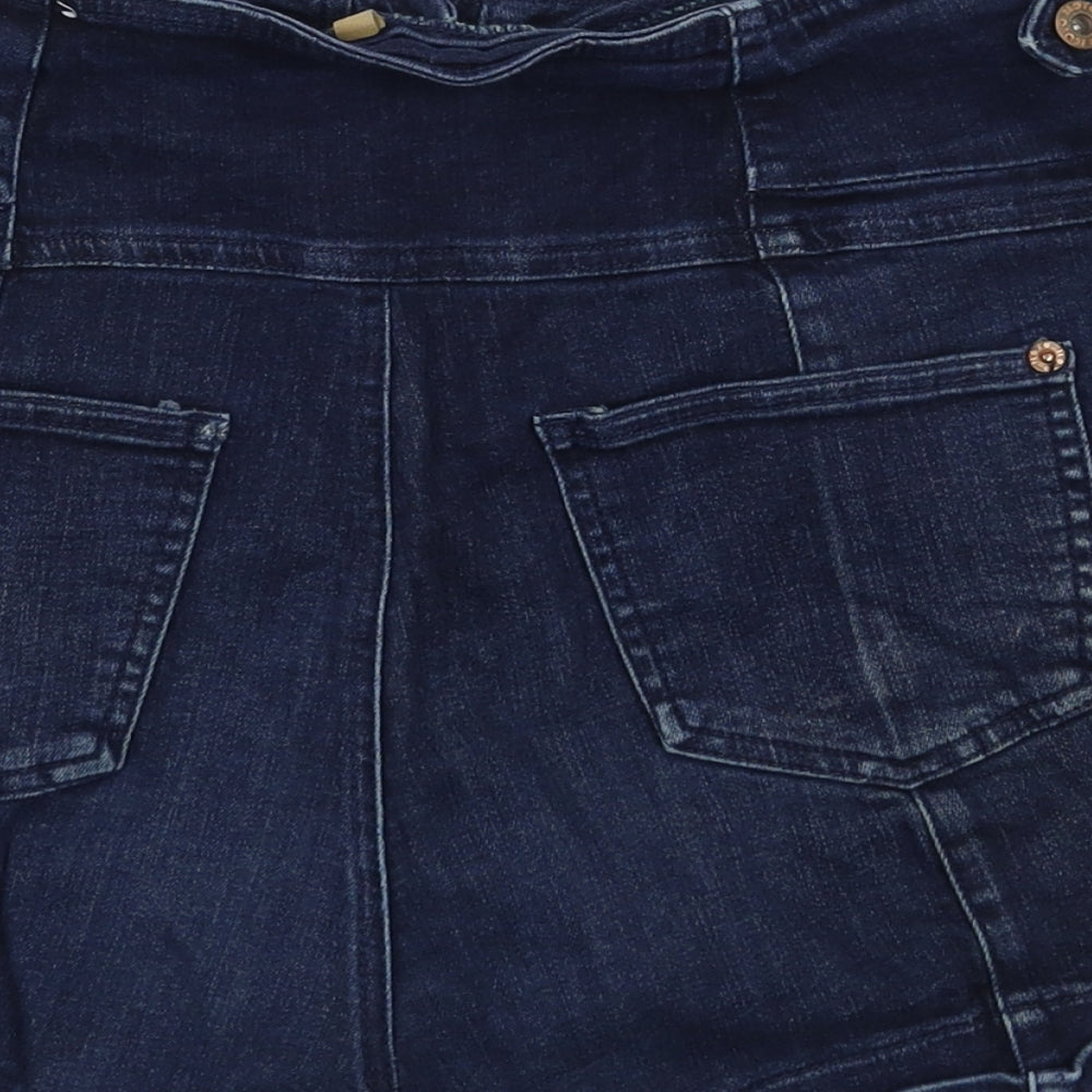 Topshop Womens Blue   Hot Pants Shorts Size 12