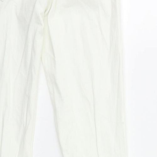 Love Denim Womens White   Straight Jeans Size 14 L30 in
