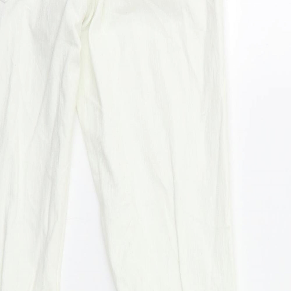 Love Denim Womens White   Straight Jeans Size 14 L30 in