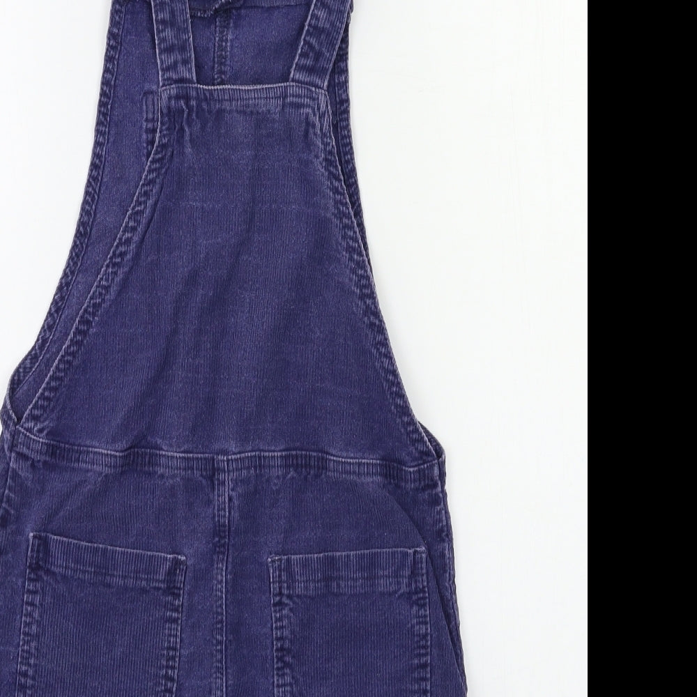 Boohoo Womens Blue   Pinafore/Dungaree Dress  Size 6