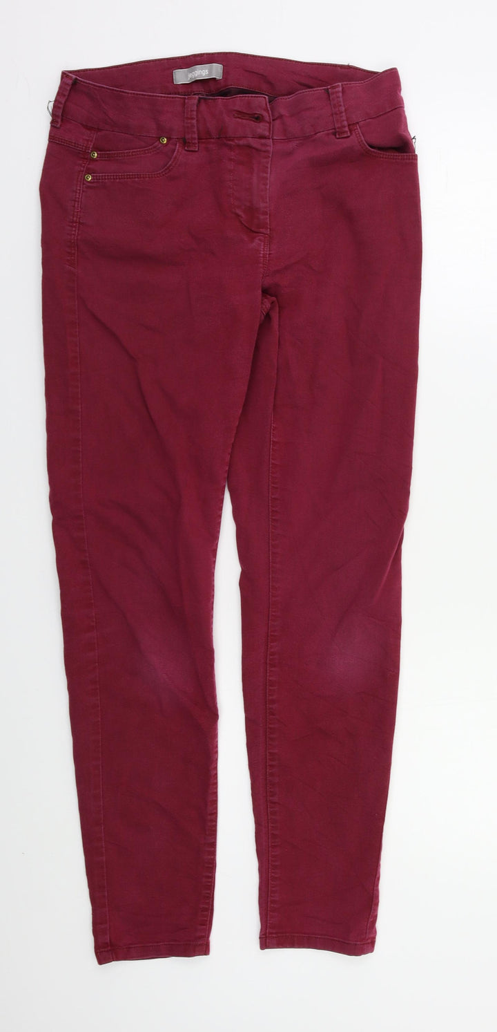 M&S Womens Purple Jegging Jeans Size 10 L27 in