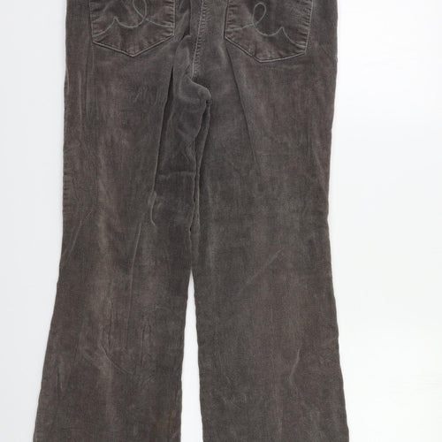 M&Co Womens Grey   Trousers  Size 10 L25 in