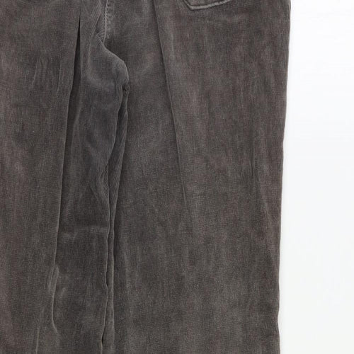 M&Co Womens Grey   Trousers  Size 10 L25 in