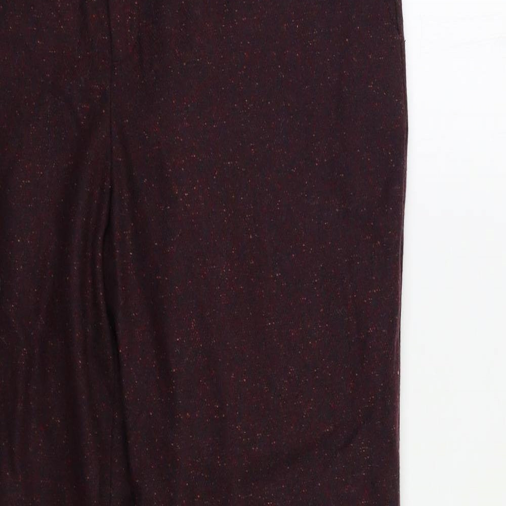 M&S Womens Purple   Trousers  Size 14 L27 in