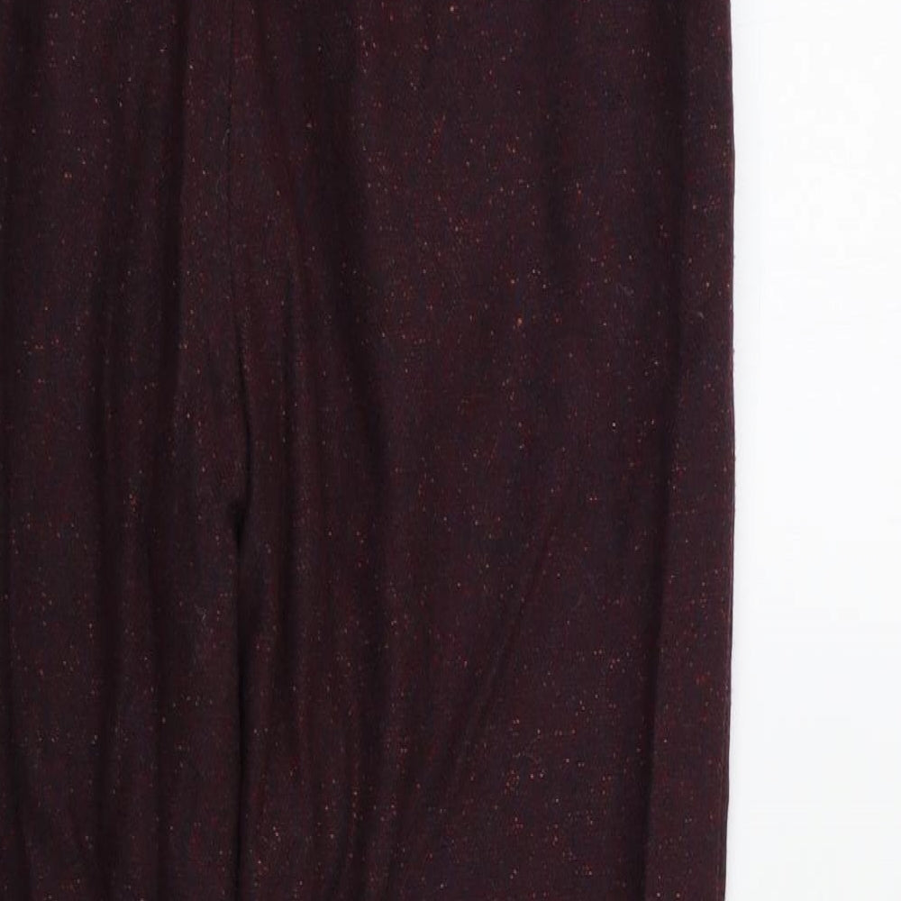 M&S Womens Purple   Trousers  Size 14 L27 in