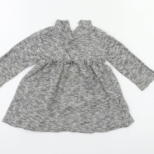 NEXT Baby Grey   Fit & Flare  Size 6-9 Months