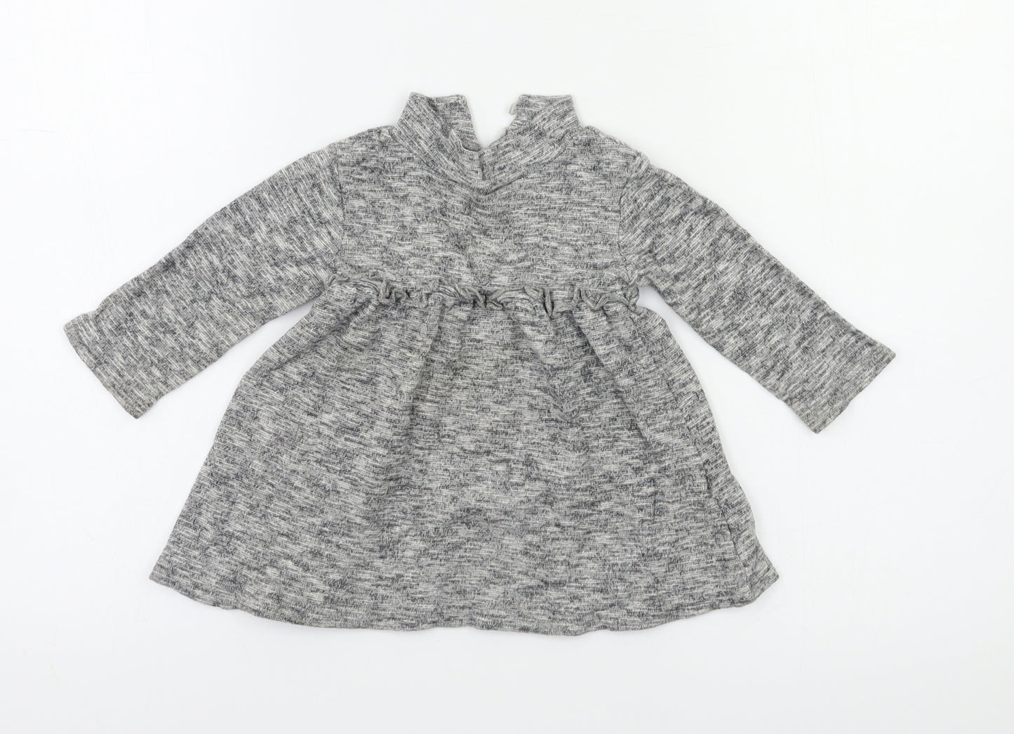 NEXT Baby Grey   Fit & Flare  Size 6-9 Months
