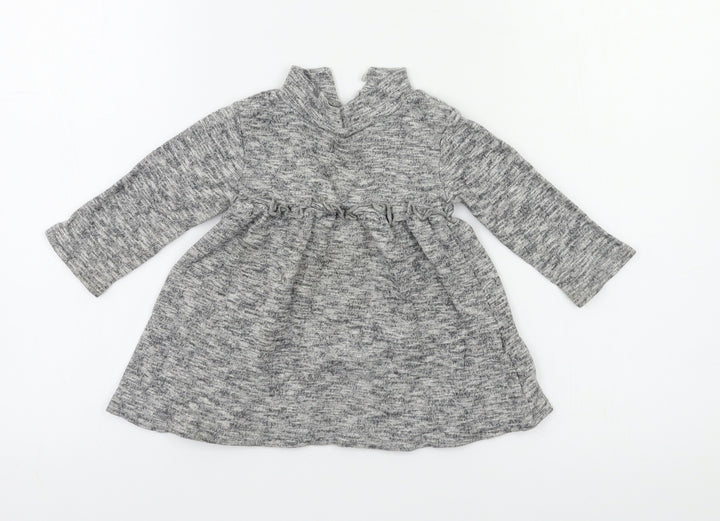 NEXT Baby Grey   Fit & Flare  Size 6-9 Months