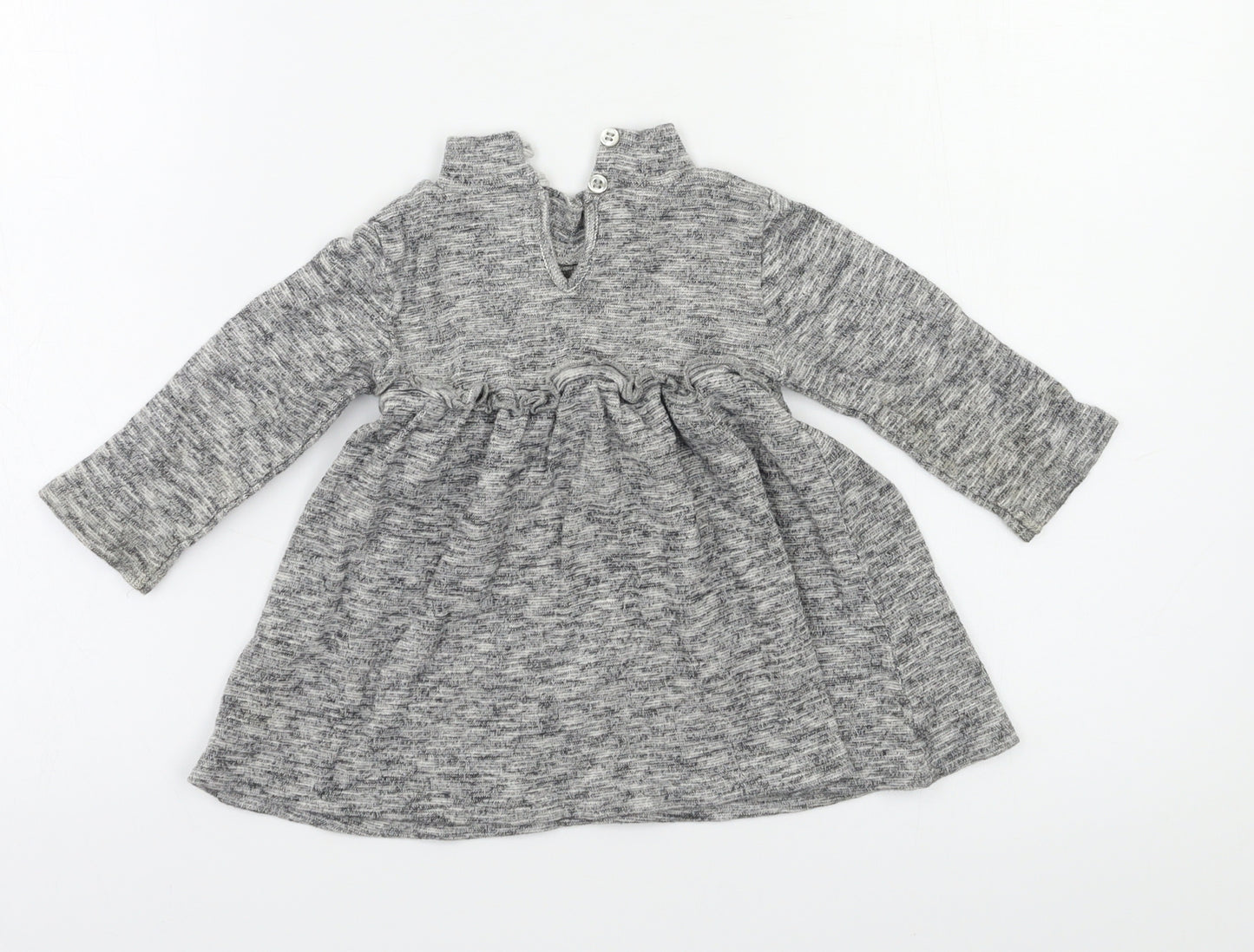 NEXT Baby Grey   Fit & Flare  Size 6-9 Months