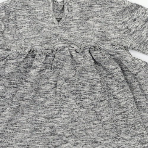 NEXT Baby Grey   Fit & Flare  Size 6-9 Months