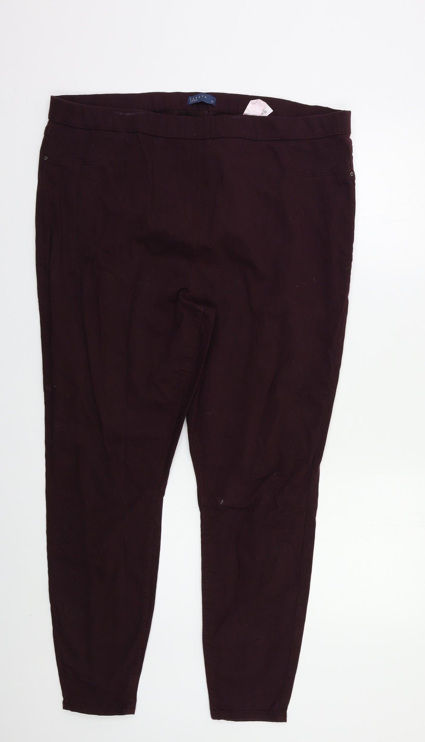 Papaya Womens Purple   Jegging Jeans Size 20 L26 in