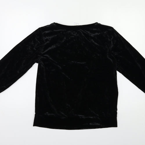 Matty M Womens Black   Pullover Sweatshirt Size M
