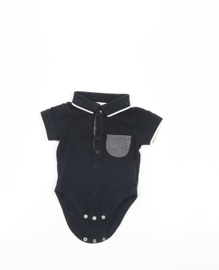 George Boys Black   Romper One-Piece Size 3-6 Months
