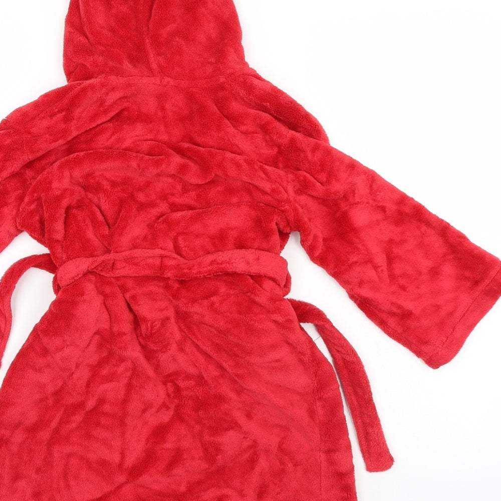 The little white company Boys Red    Gown Size 4-5 Years
