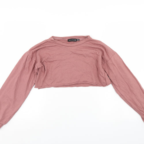 PRETTYLITTLETHING Womens Purple   Pullover Sweatshirt Size 6