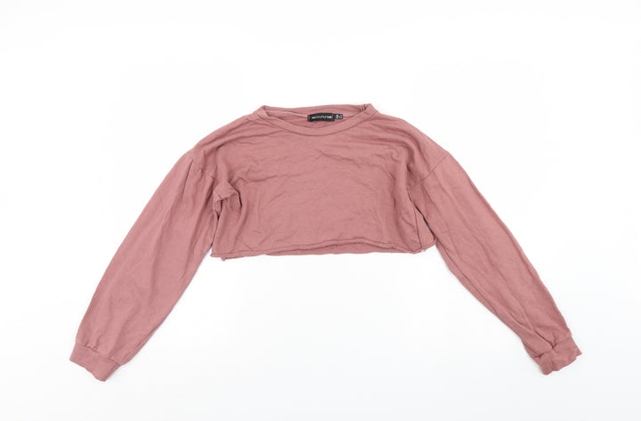 PRETTYLITTLETHING Womens Purple   Pullover Sweatshirt Size 6