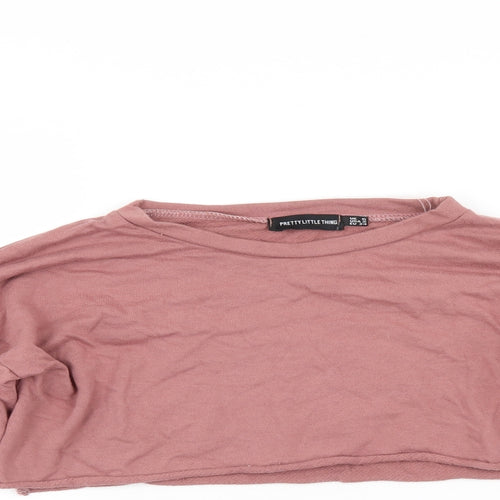 PRETTYLITTLETHING Womens Purple   Pullover Sweatshirt Size 6