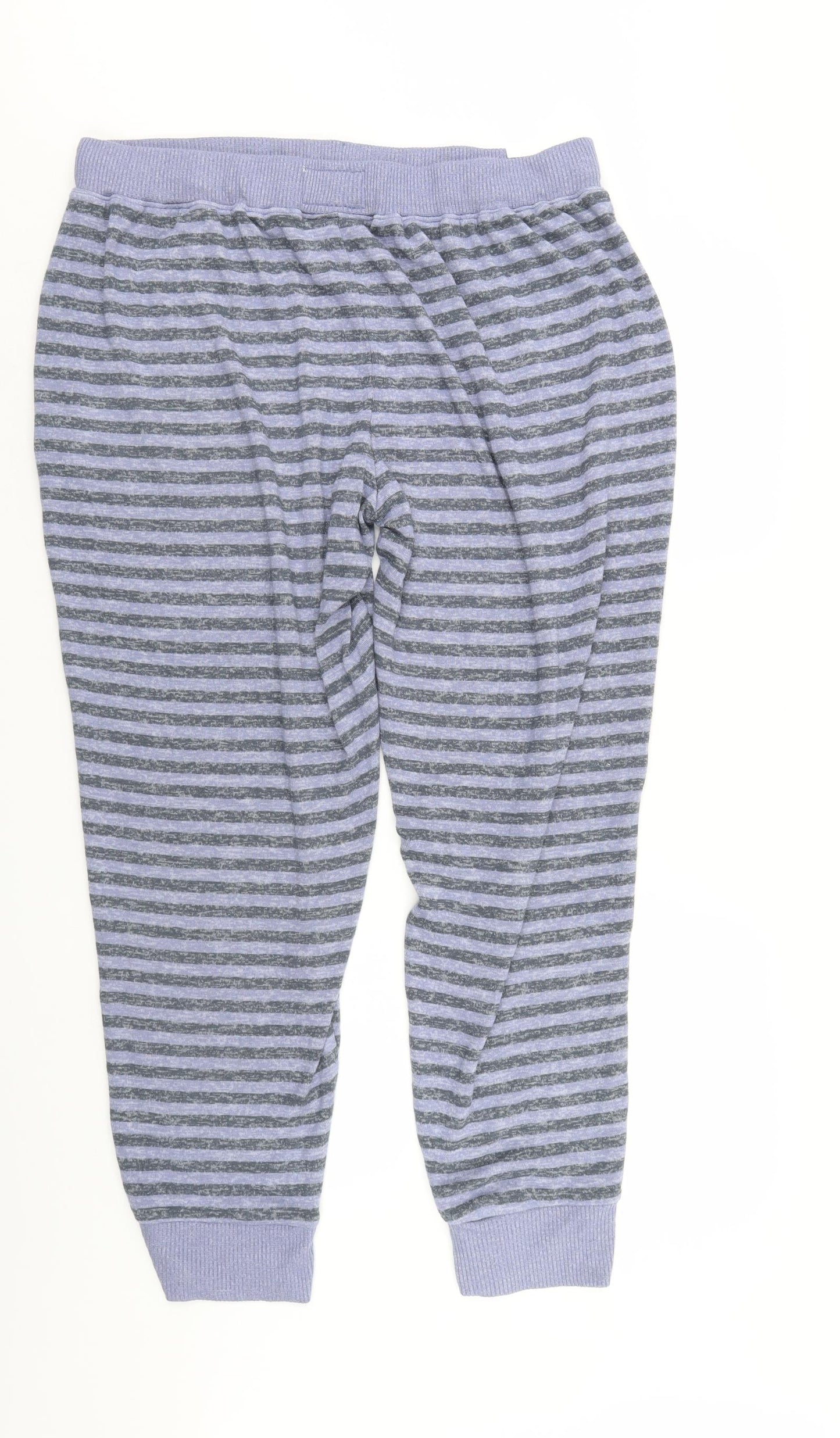 NEXT Womens Blue Striped  Bottoms Lounge Pants Size 18