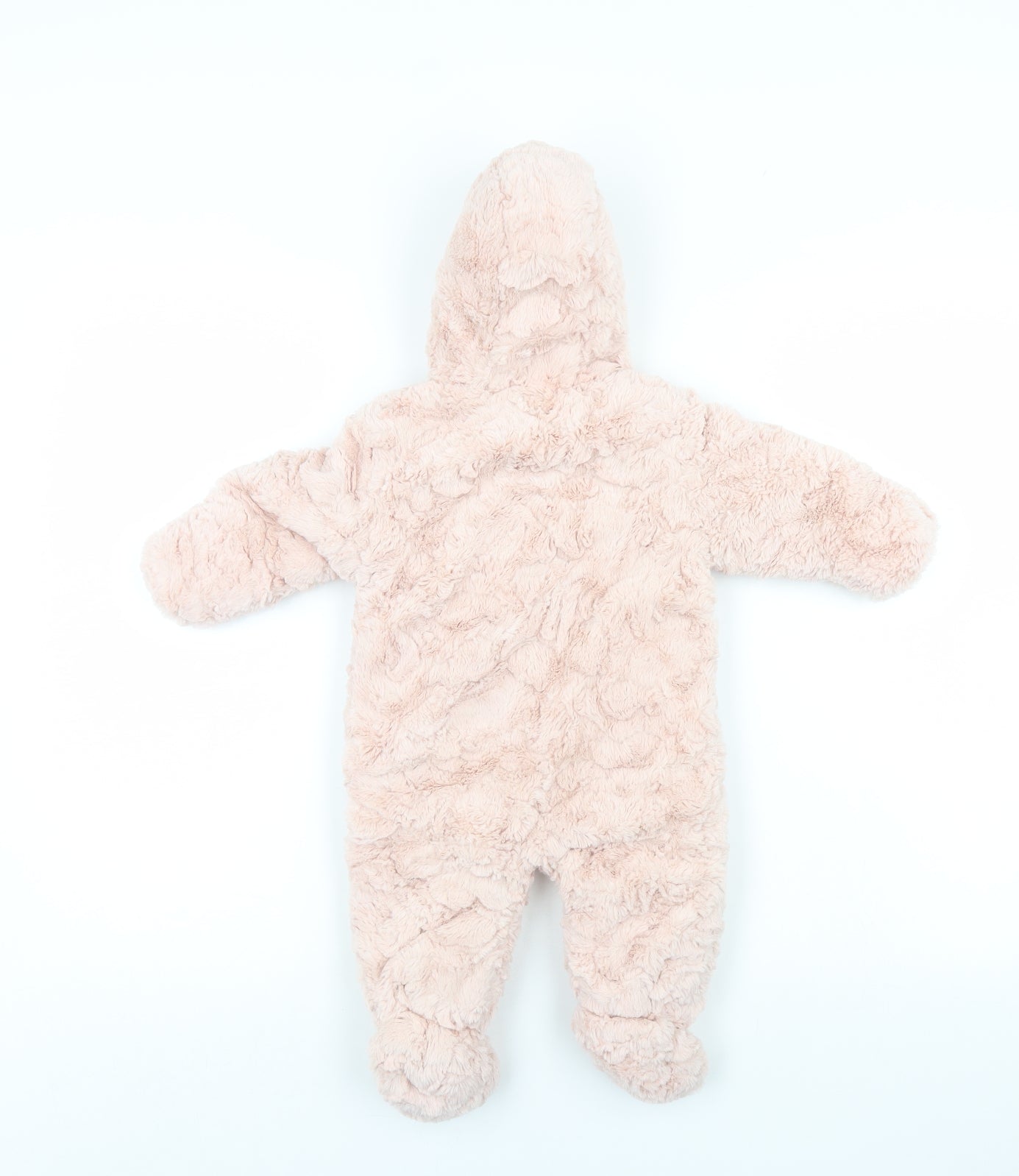 George Girls Pink   Quilted Snowsuit Size 3-6 Months