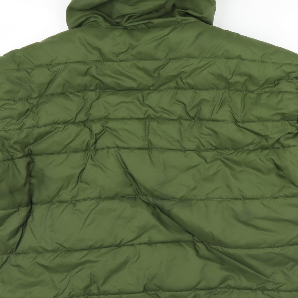 UCLA Mens Green   Puffer Jacket Jacket Size L