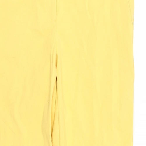 Per Una Womens Yellow   Trousers  Size 12 L25 in