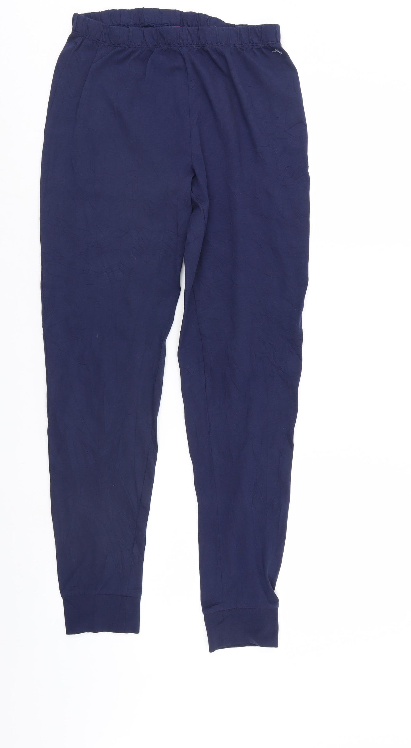Preworn Womens Blue   Pedal Pusher Trousers Size M L28.5 in
