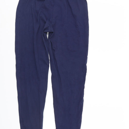 Preworn Womens Blue   Pedal Pusher Trousers Size M L28.5 in