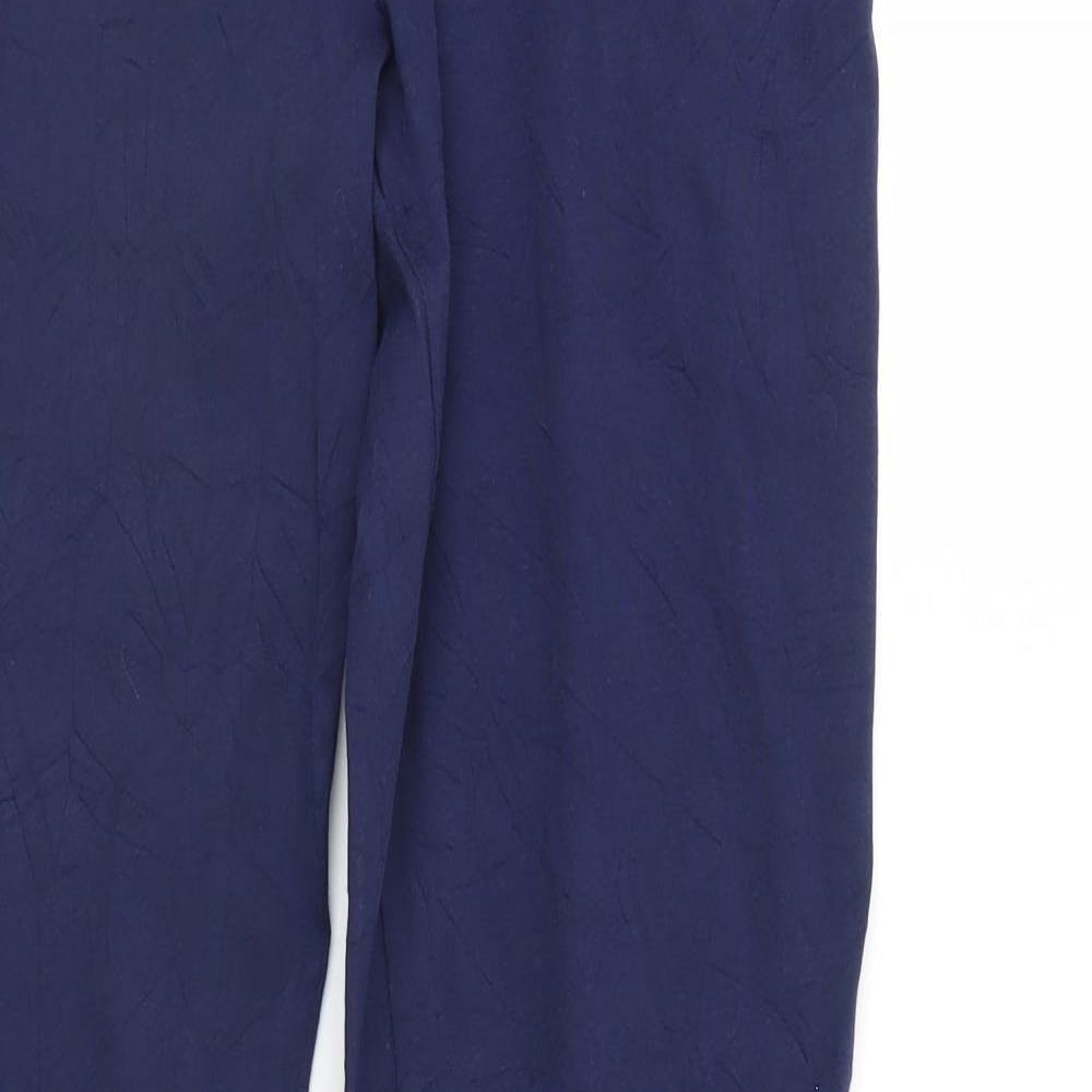 Preworn Womens Blue   Pedal Pusher Trousers Size M L28.5 in
