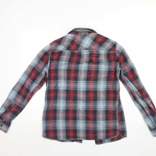 Blend Mens Multicoloured Check   Button-Up Size M