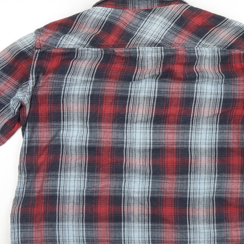Blend Mens Multicoloured Check   Button-Up Size M