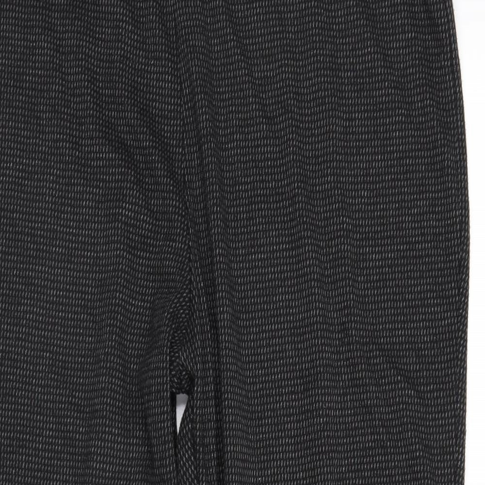 M&S Womens Black   Trousers  Size 22 L27 in