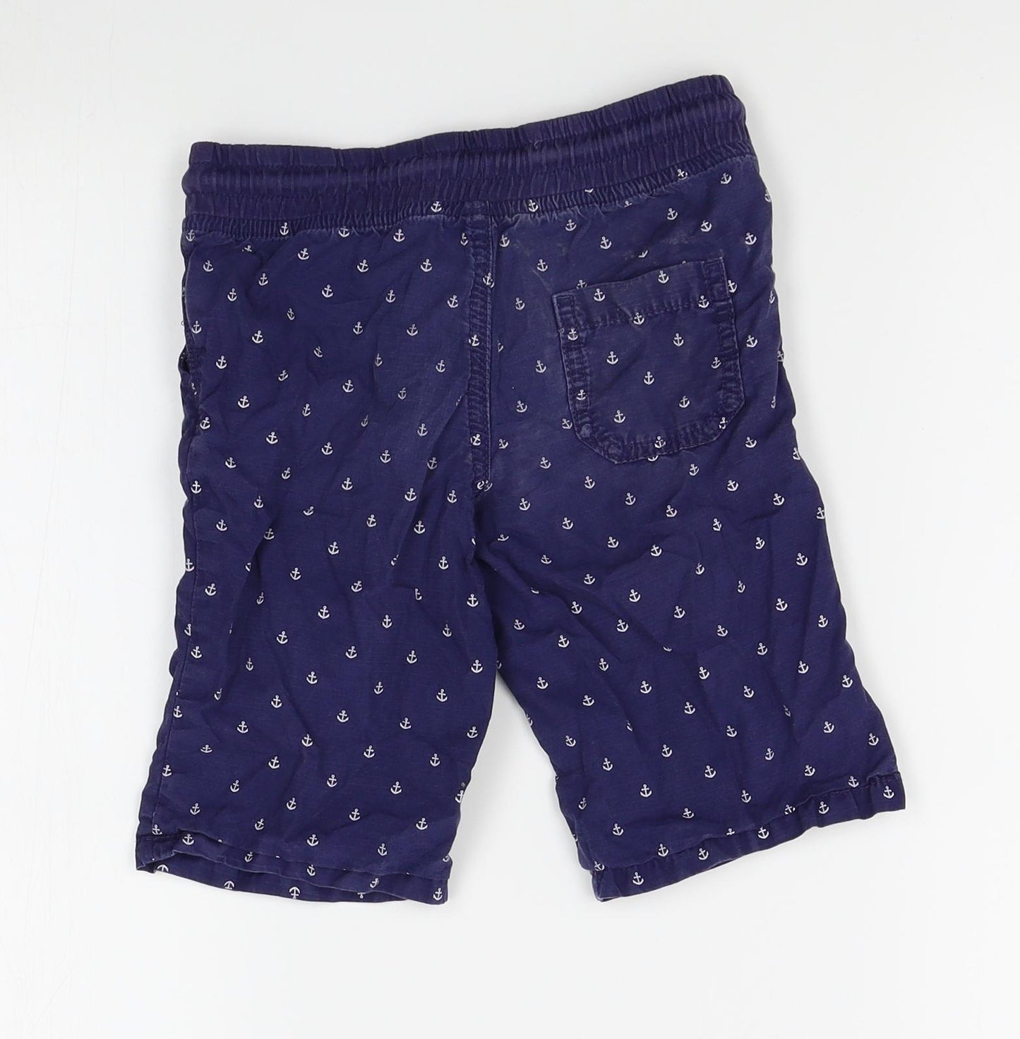 M&S Boys Blue   Cropped Trousers Size 4-5 Years