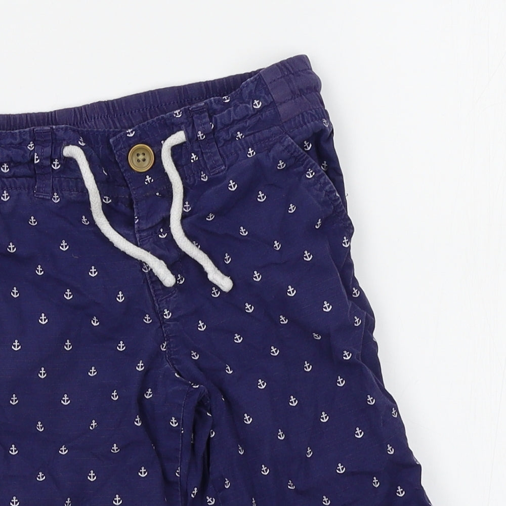 M&S Boys Blue   Cropped Trousers Size 4-5 Years