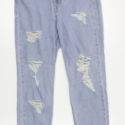 H&M Womens Blue   Straight Jeans Size 10 L27 in