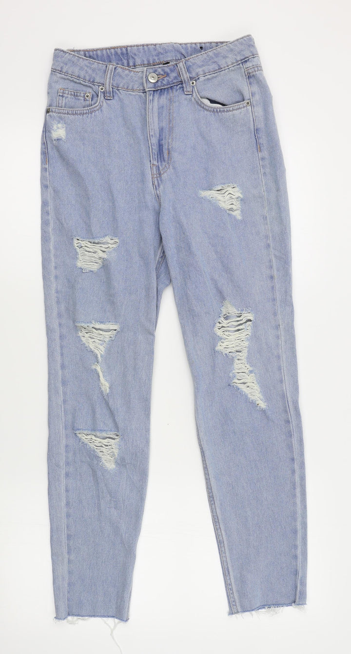 H&M Womens Blue   Straight Jeans Size 10 L27 in